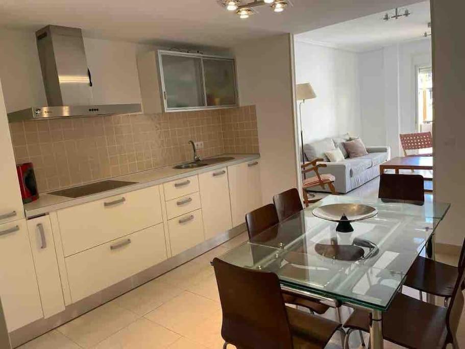 Moderna Y Alegre Vivienda Junto Al Mar . Apartment Roquetas de Mar Bagian luar foto